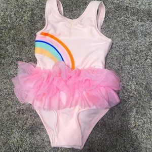 Cat & Jack sz 18 months swim suit. Rainbow.